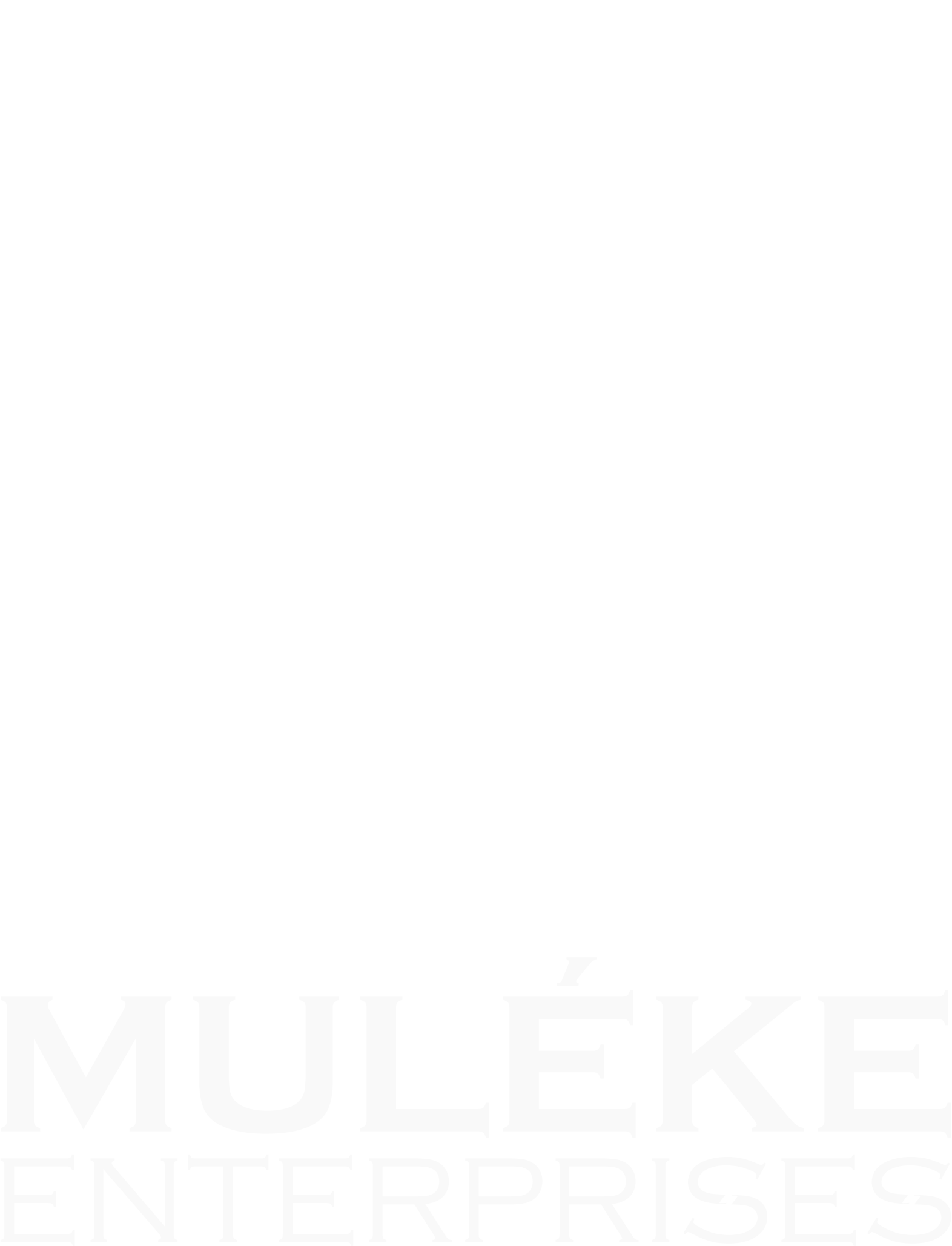 Original Muléke Enterprises gladiator logo